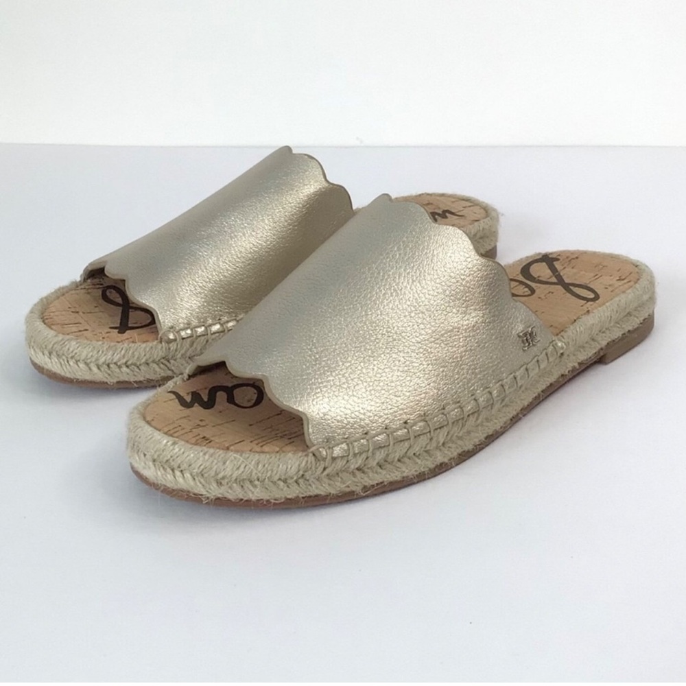 Sam Edelman Gold Women's Slide Sandals